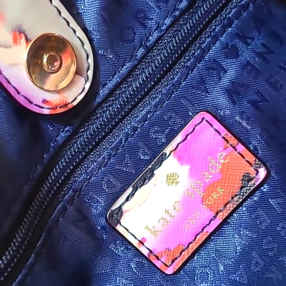 Kate Spade Watercolor Purse, Like New!